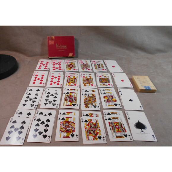 Fox Hunting Bugle w/Whip Blackstone 2 Deck Pinochle Cards Arrco 1 Sealed Deck - Picture 3 of 8